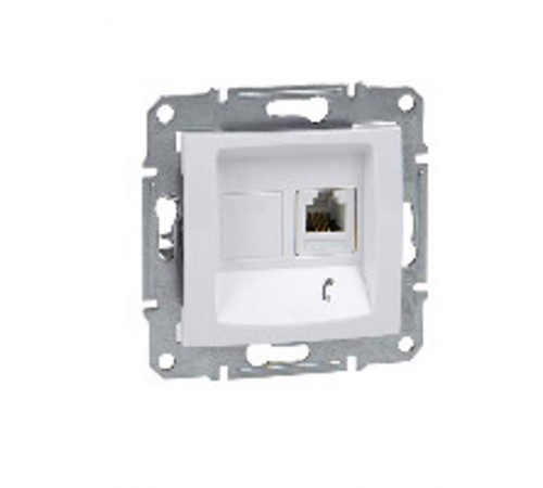 Sedna Белый Розетка ТЛФ 1-ая RJ11  SDN4101121  Schneider Electric