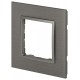 Рамка для розеток и выключателей Elegance 14-5201-16 на 1 пост, металл, титан  Б0065842  ЭРА