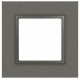 Рамка для розеток и выключателей Elegance 14-5201-16 на 1 пост, металл, титан  Б0065842  ЭРА