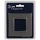 Рамка для розеток и выключателей Elegance 14-5201-16 на 1 пост, металл, титан  Б0065842  ЭРА