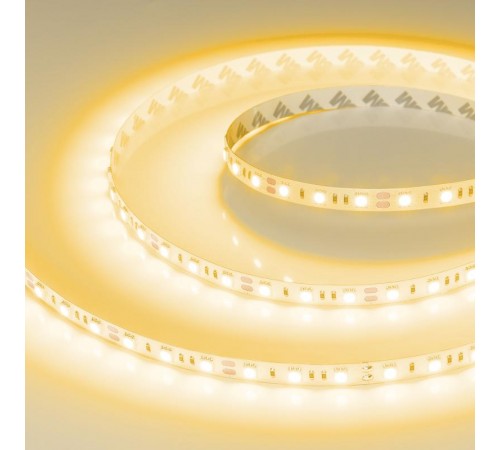 Лента светодиодная RT-B60-10mm 12V Yellow (14.4 W/m, IP20, 5060, 5m) (arlight, Открытый)  012342(2)  Arlight