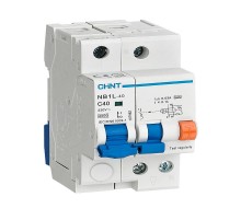 Выключатель автоматический дифференциального тока NB1L 1P+N C16 30mA тип AС 6kA (36mm) (R)  197935  CHINT