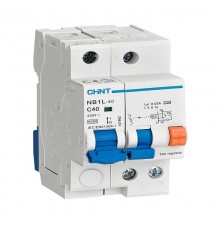 Выключатель автоматический дифференциального тока NB1L 1P+N C16 30mA тип AС 6kA (36mm) (R)  197935  CHINT