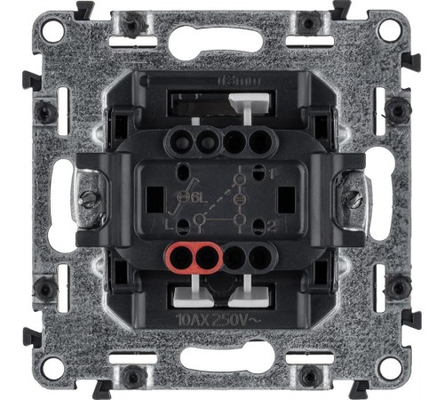 Valena ALLURE DIY Сл.кость Переключатель 1-клавишный с подсветкой 10А 250В  752826  Legrand