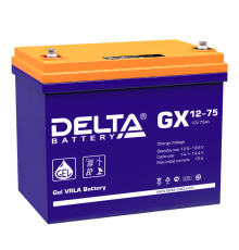 Аккумуляторная батарея Solar серии GX 12-75  12В/75Ач  GX 12-75   DELTA