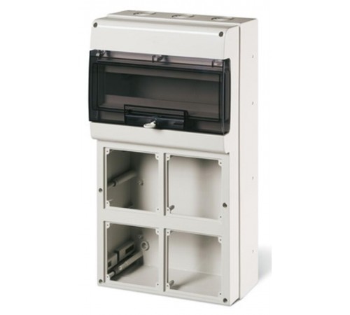 Корпус на 16 модулей и 4 поста  с основанием 136х125 мм.  DIS6725416  DKC