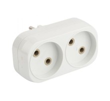 Разветвитель 2 гн. б/з плоский 6А 250B EKF PROxima  ARP6-2  EKF