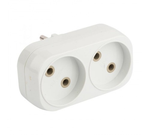 Разветвитель 2 гн. б/з плоский 6А 250B EKF PROxima  ARP6-2  EKF