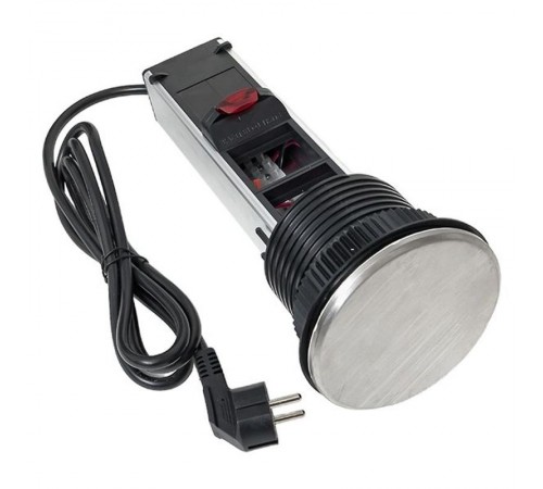 Встраиваемая мини-колонна, 6 модулей=3 поста C-Line выдвижная   cl-vmk-6-s  EKF