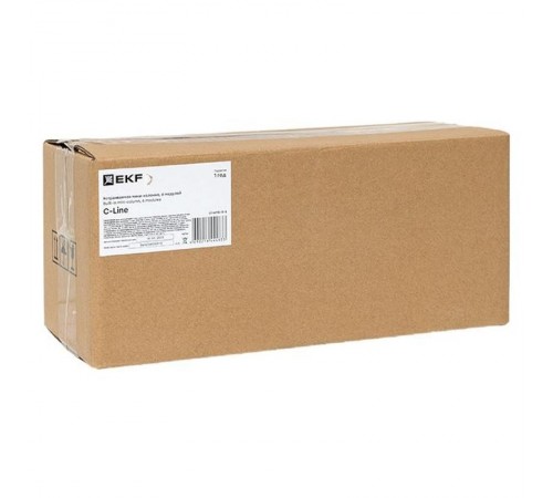 Встраиваемая мини-колонна, 6 модулей=3 поста C-Line выдвижная   cl-vmk-6-s  EKF