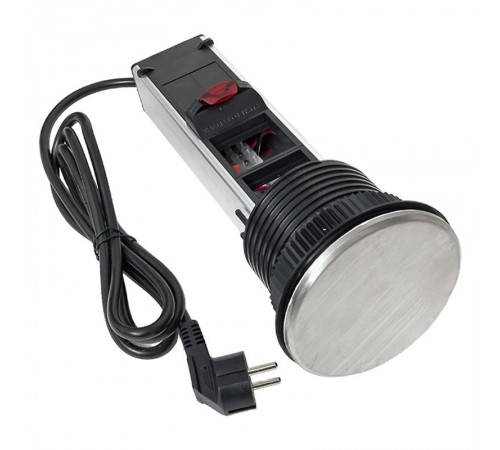 Встраиваемая мини-колонна, 6 модулей=3 поста C-Line выдвижная   cl-vmk-6-s  EKF