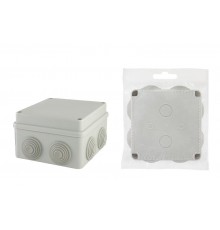 Коробка распределительная о/п 110х110х70мм, крышка на винтах, IP55, 8вх.  SQ1401-0114  TDM