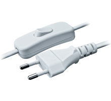 Шнур 94 667 NPS-FS-170-2x0.75-WH 1.7м с выкл. белый 94667 Navigator