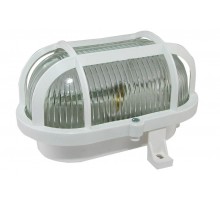 Светильник пылевлагозащищенный под лампу для ЖКХ НБП 02-60-004.03У 60Вт ЛН E27 IP54 Евро корпус и защитная сетка, белый  SQ0312-0001  TDM