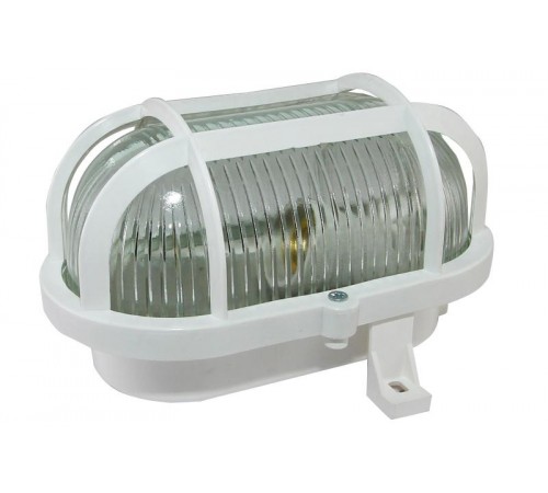 Светильник пылевлагозащищенный под лампу для ЖКХ НБП 02-60-004.03У 60Вт ЛН E27 IP54 Евро корпус и защитная сетка, белый  SQ0312-0001  TDM