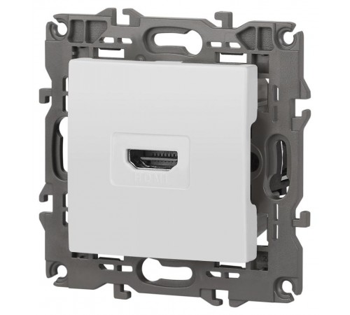 Розетка Elegance 14-3114-01М HDMI, белый матовый  Б0065776  ЭРА