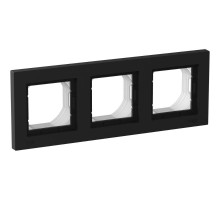 AtlasDesign Aqua Карбон Рамка 3-АЯ IP44  ATN441003  SE