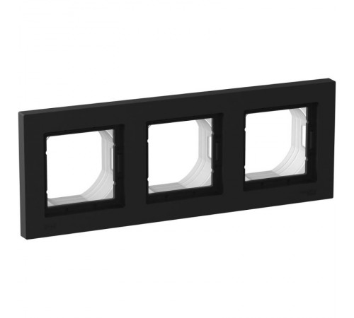AtlasDesign Aqua Карбон Рамка 3-АЯ IP44  ATN441003  SE