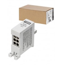 Клемма распределительная на DIN-рейку КР-63 1П 63А (6х10мм)  SQ0823-0113  TDM