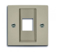 ABB Basic 55 Шампань Плата центральная для коммуникац розеток 0210, 0211 и 0219  1753-0-0212   2CKA001753A0212  ABB