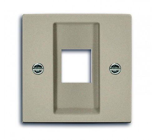 ABB Basic 55 Шампань Плата центральная для коммуникац розеток 0210, 0211 и 0219  1753-0-0212   2CKA001753A0212  ABB