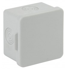 Коробка распределительная о/у 65х65х50мм без гермовводов 4 вх. IP54 KOR-65-65-50-4  Б0037444  ЭРА