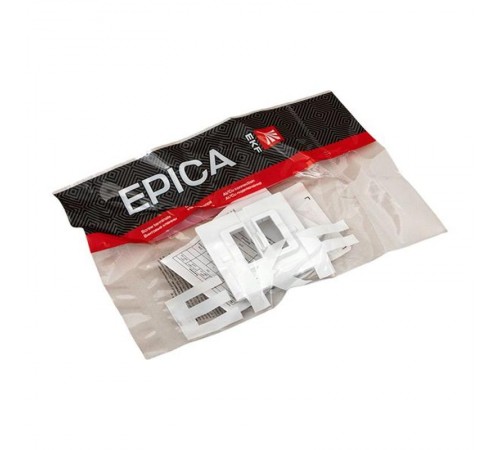 Пластина переходная для 1 или 2х клавишного выключателя, IP44, белая Эпика EKF  UP1-SWW-44  EKF