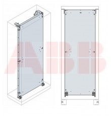 Плата монтажная 2000x600мм ВхШ  EA2060  ABB
