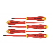 Набор диэлектрических отверток Ergonic E-SLIM SL/PZ, 5шт 41385398  41385398  Felo