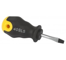 Отвертка SL 5х40 мм шлицевая двухкомпонентная рукоятка  Б0055860  ЭРА