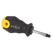 Отвертка SL 5х40 мм шлицевая двухкомпонентная рукоятка  Б0055860  ЭРА