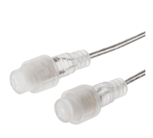 Коннектор У-образный для низковольтных гирлянд ERAPS-2R IP44, 30 см, 2 гнезда (1 вход, 1 выход), ПВХ, 24В  Б0051902  ЭРА