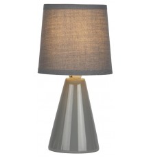 Настольная лампа Edith 7069-502 1 * Е14 40 Вт керамика серая  Б0057266  Rivoli