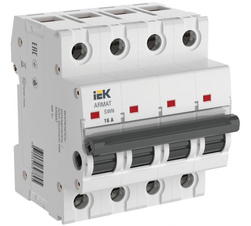ARMAT Выключатель нагрузки SWN 4P 16А  AR-SWN-4-016  IEK