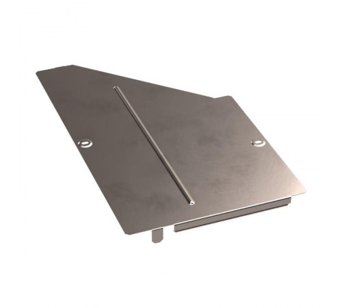 Крышка переходника правого Стандарт INOX (AISI 409) 500х300  PR16.5914  Промрукав