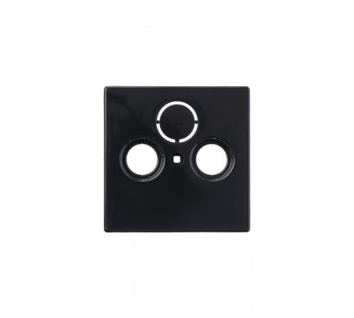Накладка (центральная плата) для TV-R-SAT розетки, серия solo/future, цвет антрацит  1724-0-4252   2CKA001724A4252  ABB
