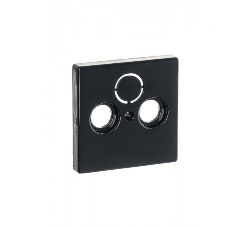 Накладка (центральная плата) для TV-R-SAT розетки, серия solo/future, цвет антрацит  1724-0-4252   2CKA001724A4252  ABB