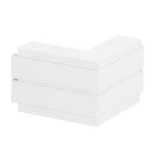 Внешний угол кабельного канала Rapid 45-2 нерегулируемый 53x130 мм (ПВХ,белый) (GK-AS53130RW)  6113220  OBO Bettermann