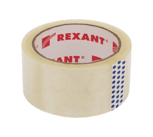 Скотч упаковочный 48 мм х 50 мкм, прозрачный, рулон 66 м  09-4202  REXANT