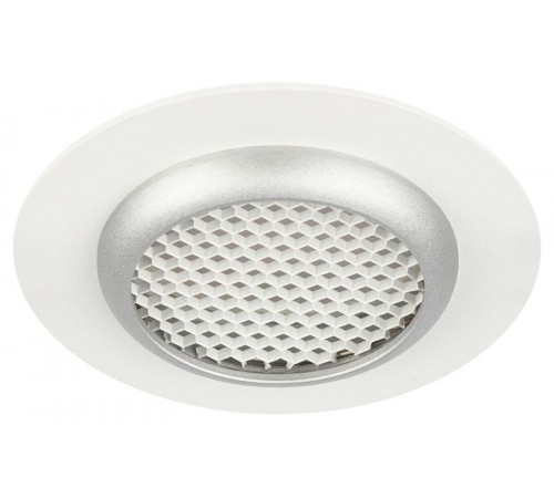 Встраиваемый светильник алюминиевый  KL109 WH/SL MR16 GU5.3 белый/серебро матовый   Б0061829  ЭРА