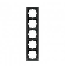 Рамка 5-постовая, серия Impressivo, антрацит  1725F85-81   2TKA000432G1  ABB