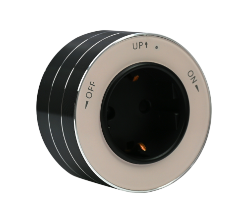 MULTITRACK Розетка 2К+З круглая 16 А/250 В ПЕСОЧНЫЙ  MTK13001P  SE