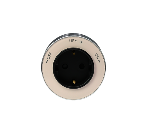 MULTITRACK Розетка 2К+З круглая 16 А/250 В ПЕСОЧНЫЙ  MTK13001P  SE