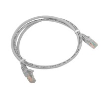 Патч-корд TERACOM PRO Cat.5E неэкранированный UTP оболочка LSZH серый (1,0м)  TRP-5EUTP-LSH-1M-GY  EKF