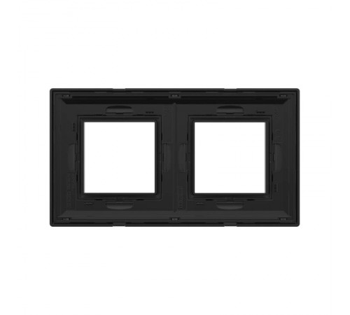 Рамка из металла, "Avanti", черная, 4 модуля  4402854  DKC