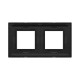 Рамка из металла, "Avanti", черная, 4 модуля  4402854  DKC