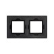 Рамка из металла, "Avanti", черная, 4 модуля  4402854  DKC