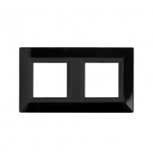 Рамка из металла, "Avanti", черная, 4 модуля  4402854  DKC