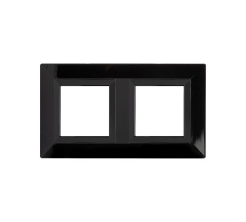 Рамка из металла, "Avanti", черная, 4 модуля  4402854  DKC