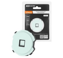 Розетка телефонная RJ11 фисташковая, "Байкал"   SQ1819-0113  TDM